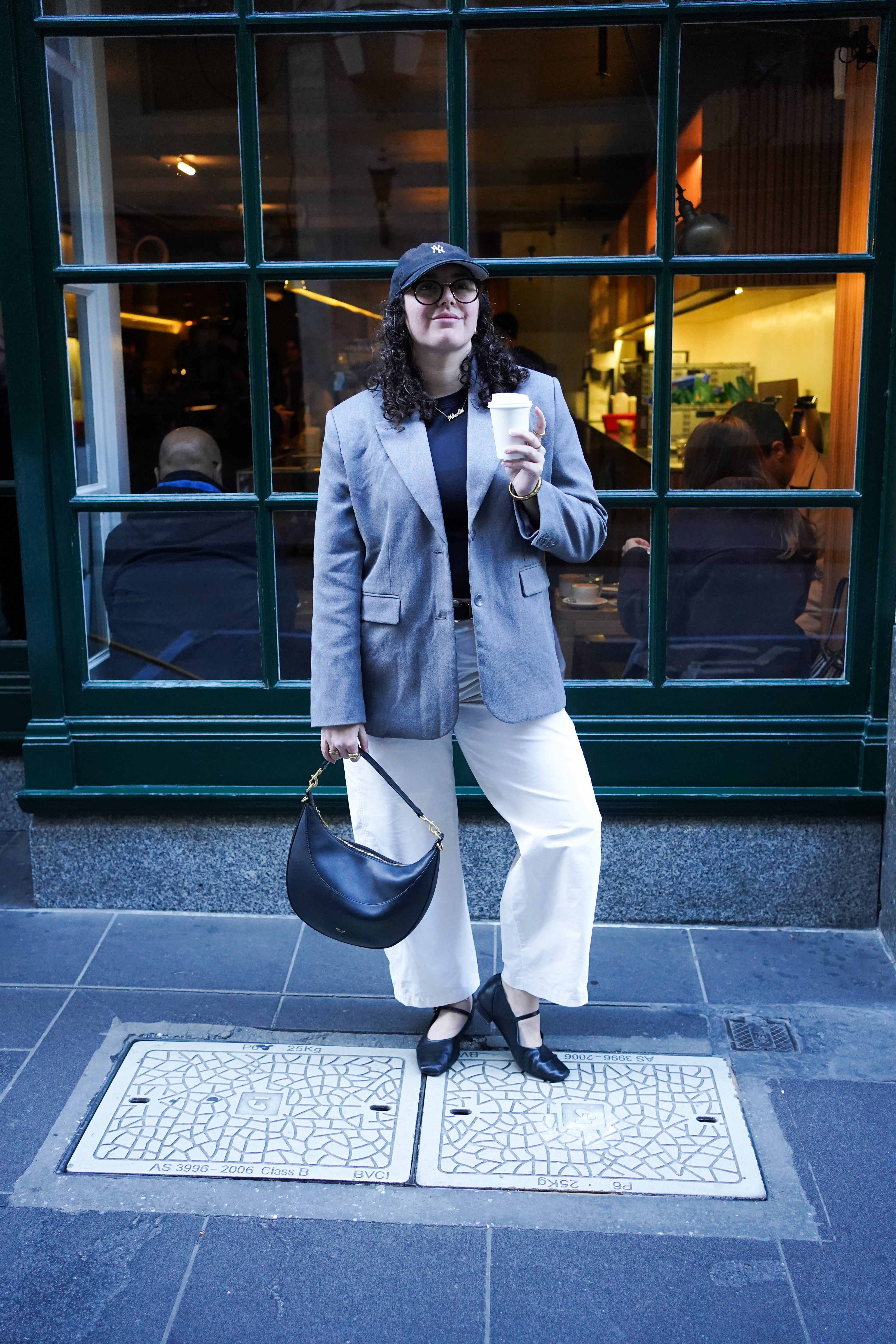GREY OVERSIZED BLAZER