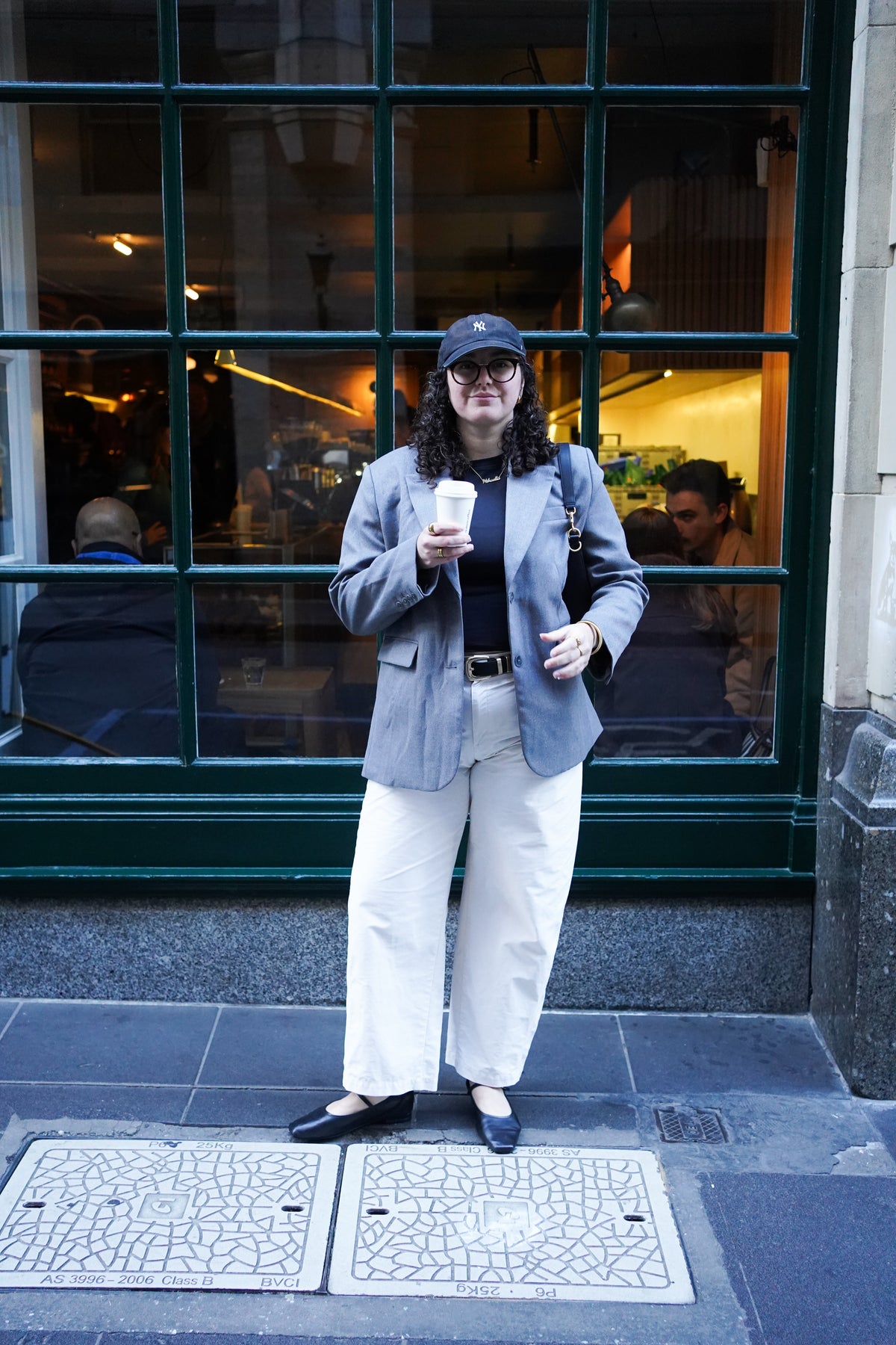 GREY OVERSIZED BLAZER