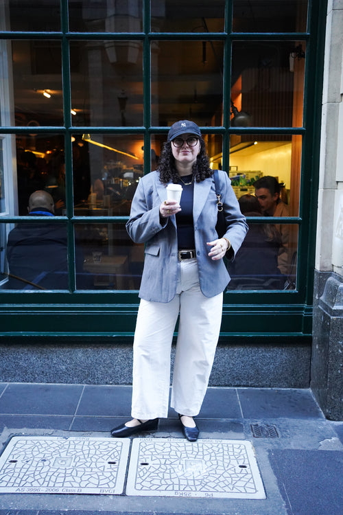 GREY OVERSIZED BLAZER